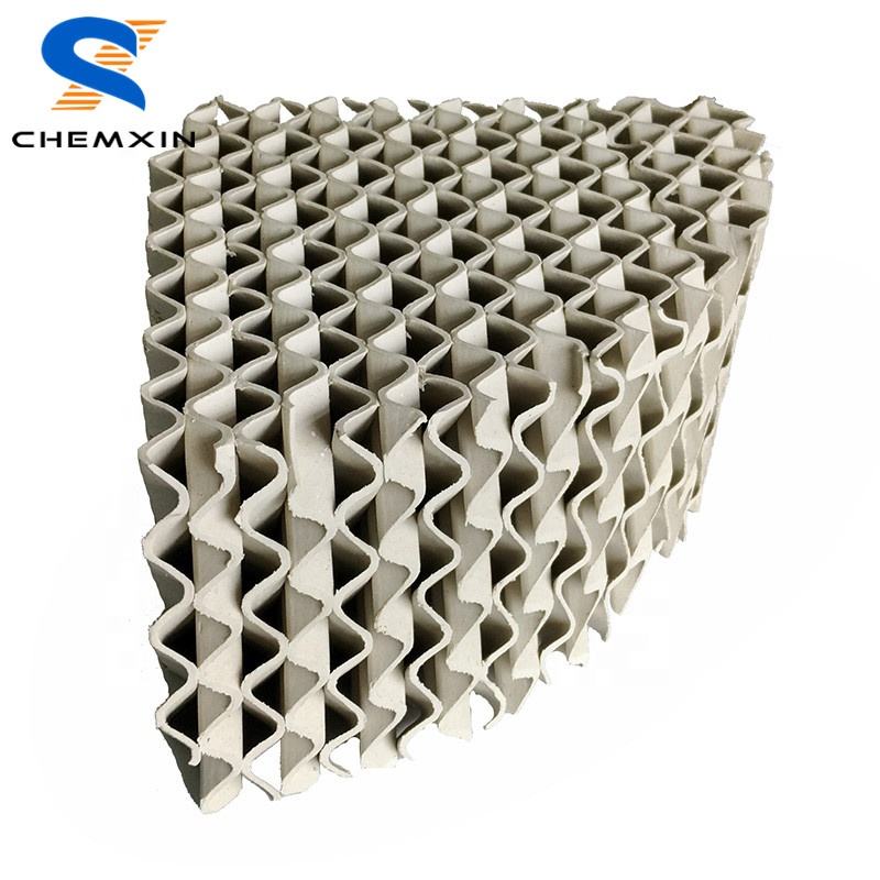 high quality 125Y 250Y 350Y light ceramic structured packing for packing scrubber tower